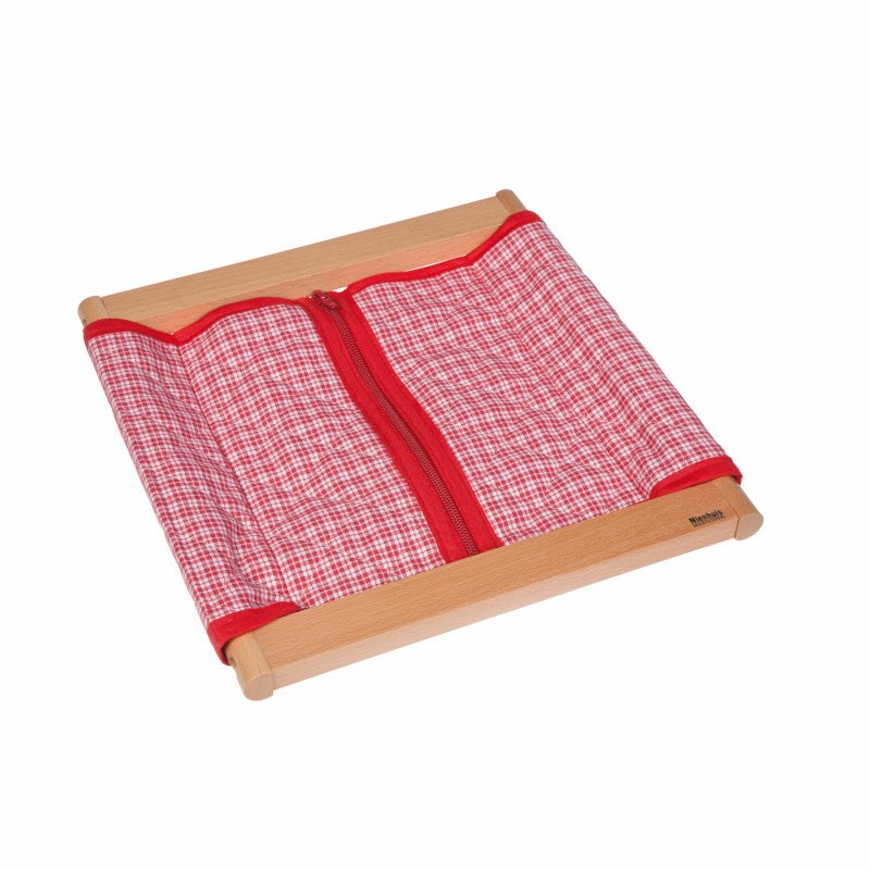 Infant / Toddler Dressing Frame: large zipper - מסגרת לבוש רוכסן - Elementessori
