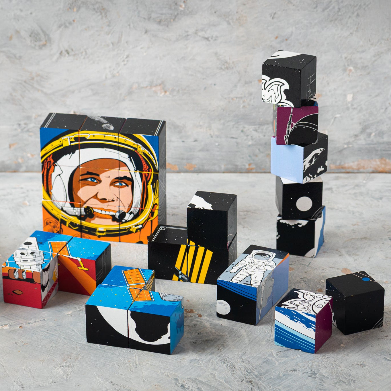 Block puzzle, space - פאזל קוביות חלל