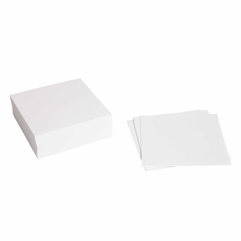 Inset Paper: 14 x 14 cm (500) - דפים חלקים - Elementessori