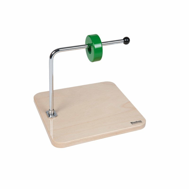 Horizontal Dowel Variation - Straight - השחלת דיסקית על מוט ישר - Elementessori