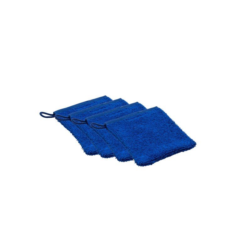 Hand Mitts: Blue (4) - סט 4 מגבות יד בצבע כחול