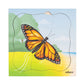 growth butterfly - פאזל שכבות פרפר