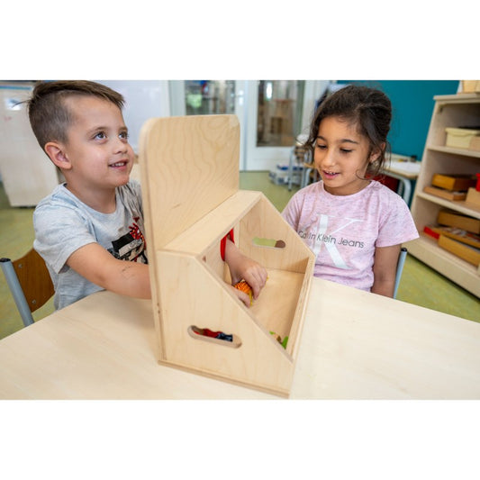 Tactile Box – Wood - קופסת חוש המישוש - מציאון