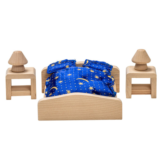 Dolls house - master bedroom - בית בובות - חדר שינה הורים