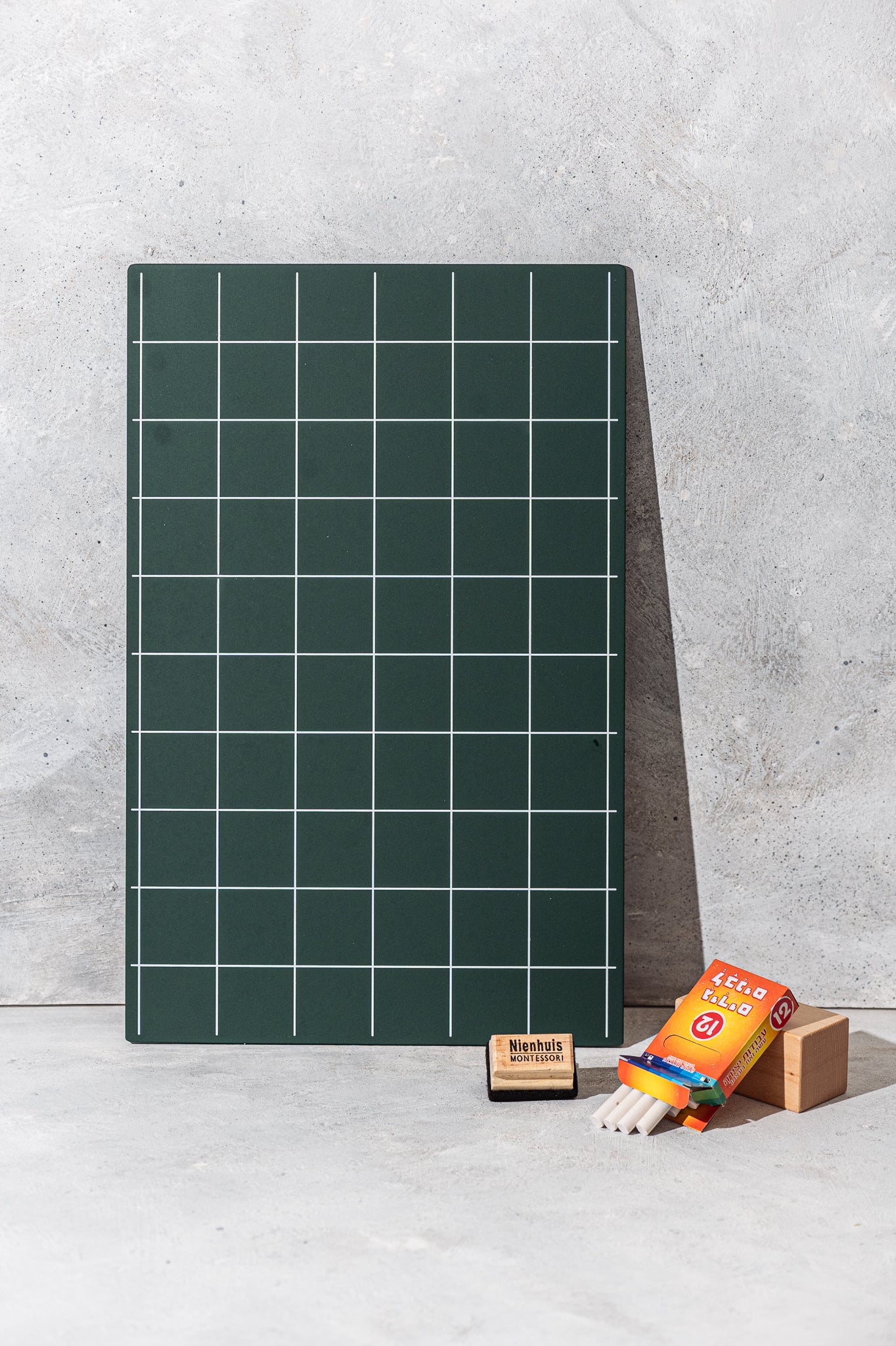 Greenboards With Lines And Squares: Set Of 2 - 2 לוחות דו צידיים שורות וריבועים