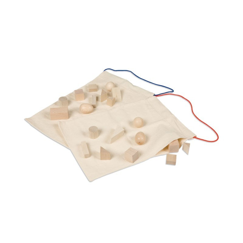 Mystery Bags: Geometric Shapes - שקיות מסתורין עם צורות גיאומטריות -    Elementessori