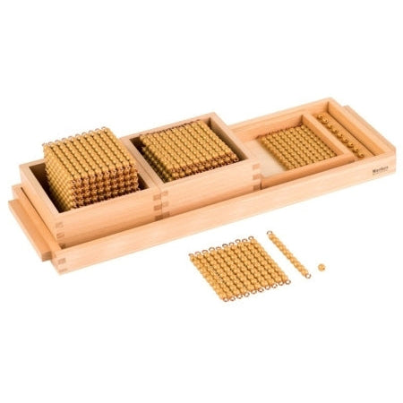 Introduction To The Decimal System: Individual Beads (Nylon) - הכרת המערכת העשרונית -    Elementessori