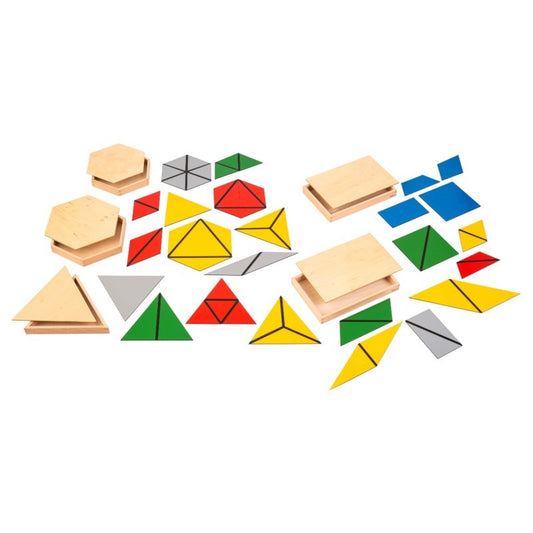 Constructive Triangles - צורות גיאומטריות בסיסיות -    Elementessori