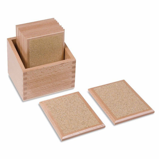 Rough Gradation Tablets - לוחות נייר זכוכית -    Elementessori