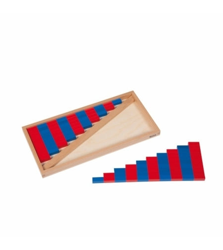 Small Numerical Rods - עזר ללימוד חזקות ועצרת -    Elementessori