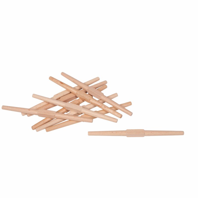Spindles: Set Of 10 - מוטות / מקלות ללימוד 1-10 -    Elementessori
