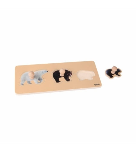 Toddler Puzzle: 3 Bears - פאזל שלושה דובים -    Elementessori